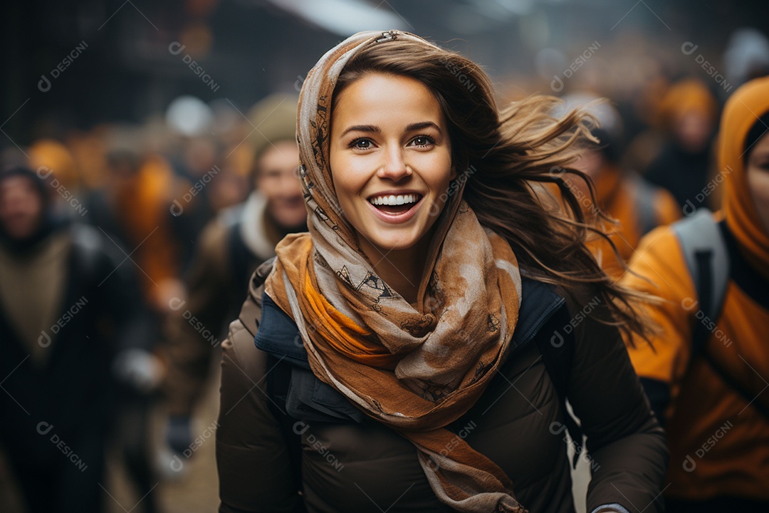 Jogadora de futebol muçulmana de hijab demonstra entusiasmo