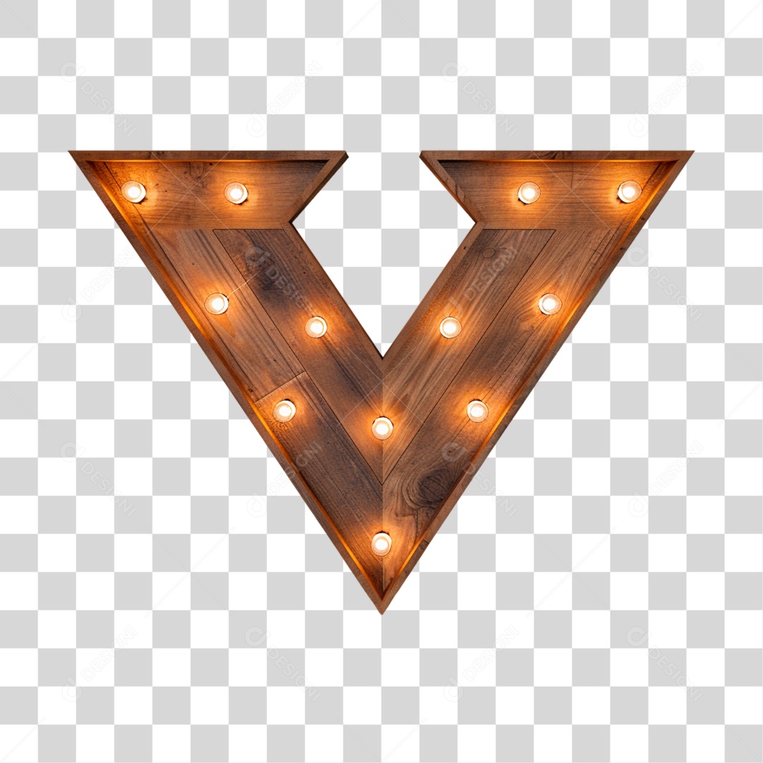 Seta Iluminada com Lâmpadas de Led Elemento 3D PNG Transparente Sem Fundo