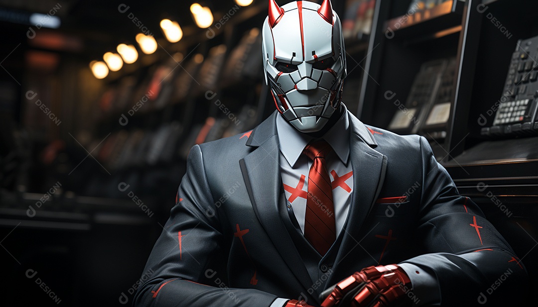 Hacker com capuz sobre fundo escuro