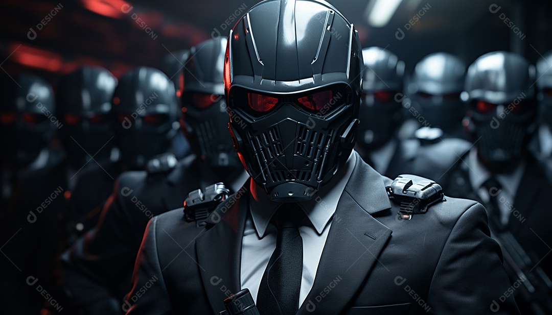 Hacker com capuz sobre fundo escuro