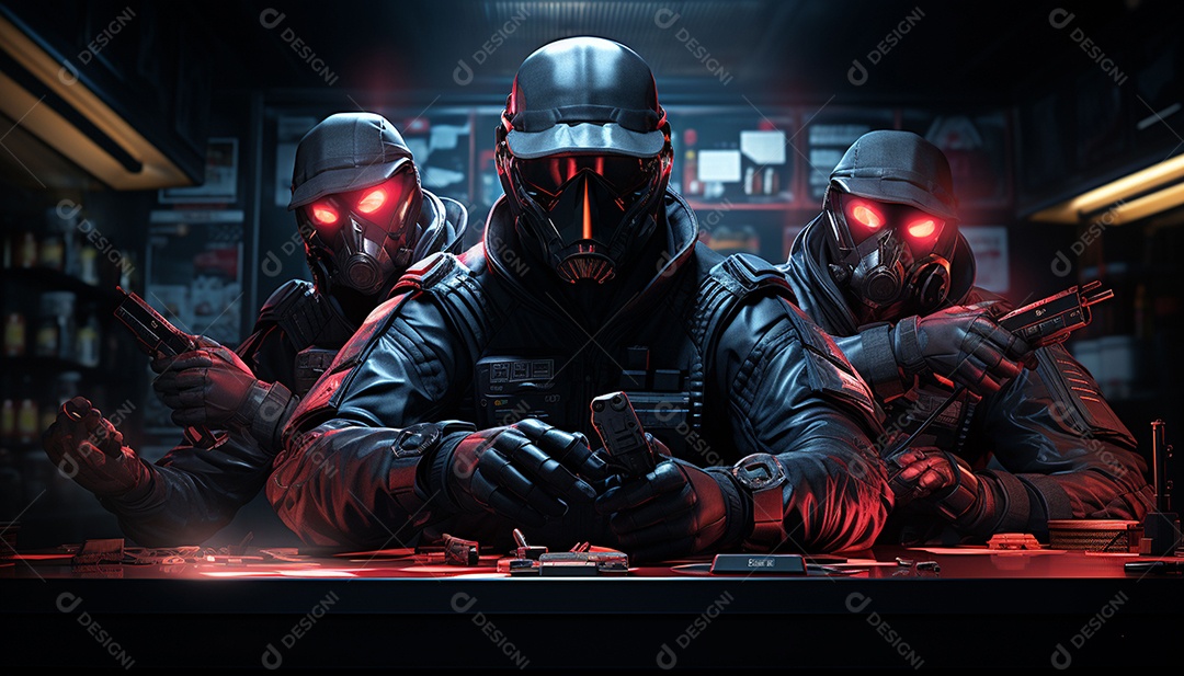 Hacker com capuz sobre fundo escuro