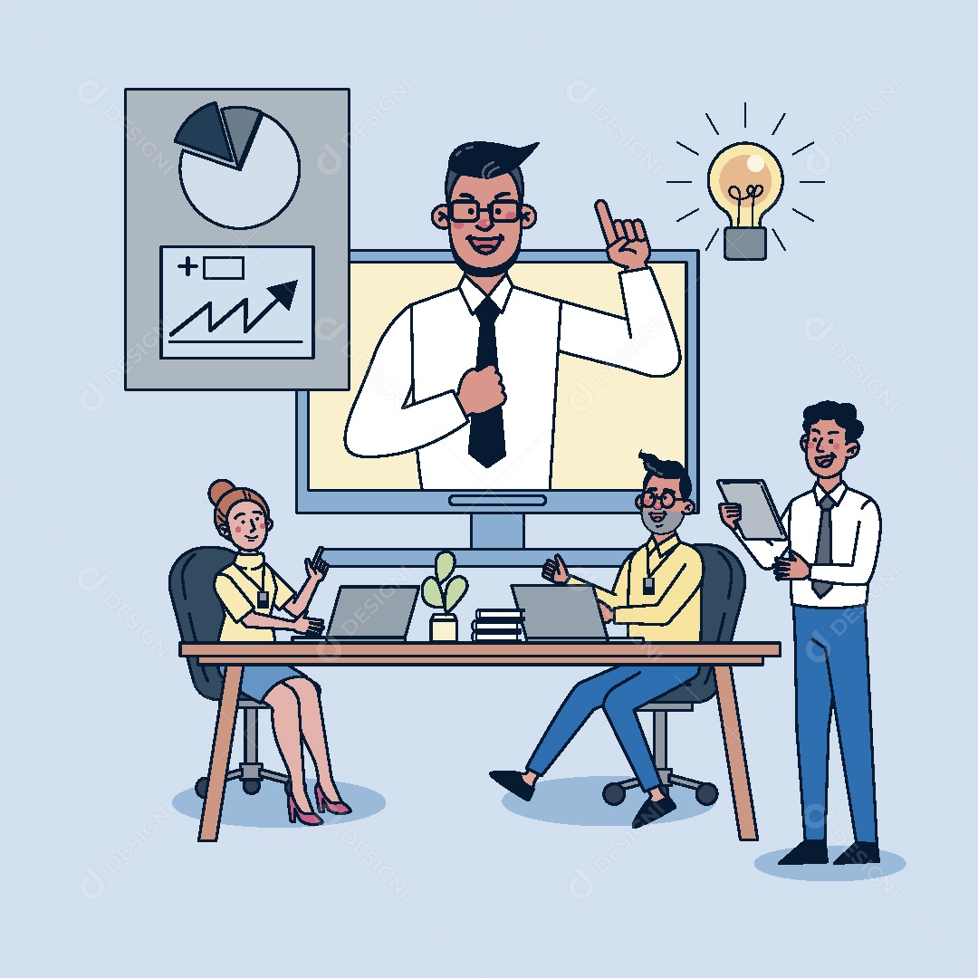 Homens de Negócios Ilustração Vetor EPS