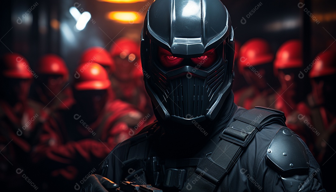 Hacker com capuz sobre fundo escuro