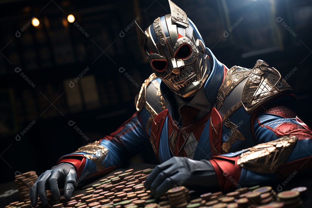 Hacker com capuz sobre fundo escuro