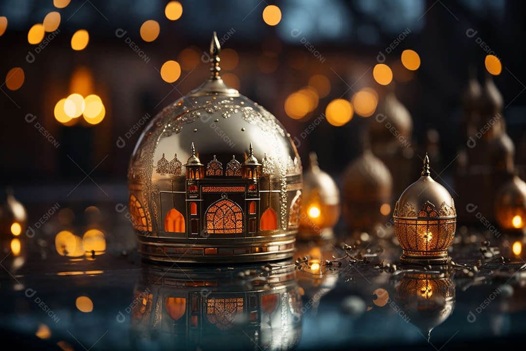 Bela mesquita islâmica