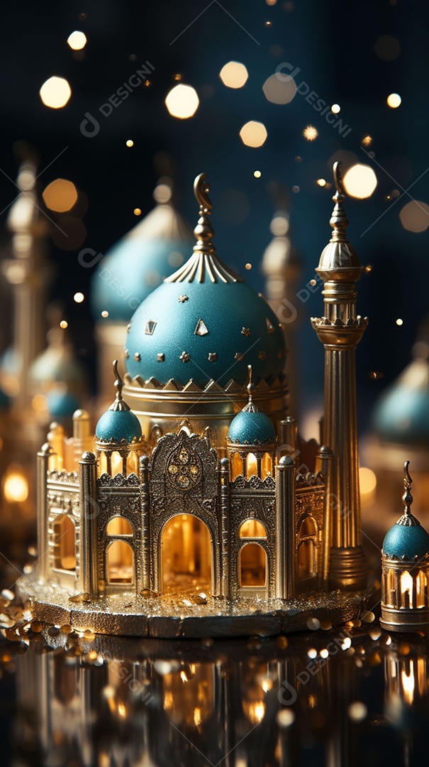 Bela mesquita islâmica