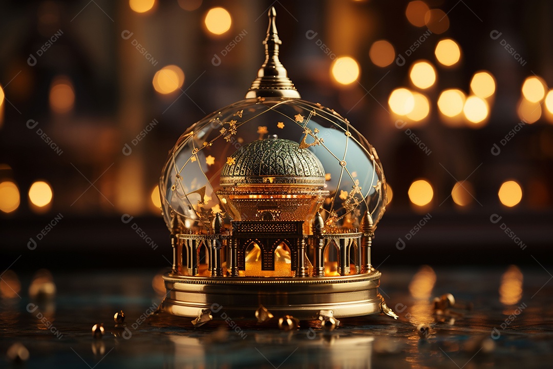 Bela mesquita islâmica