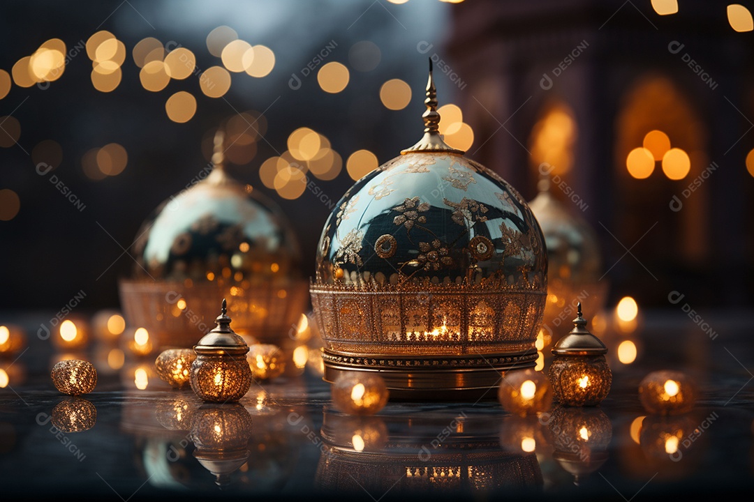 Bela mesquita islâmica