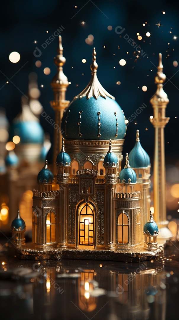 Bela mesquita islâmica