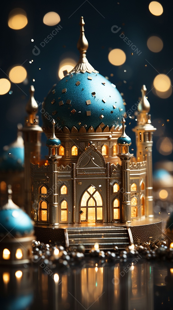 Bela mesquita islâmica