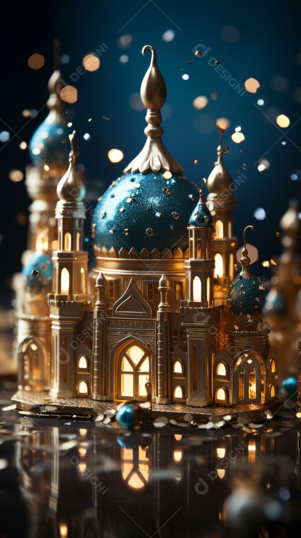 Bela mesquita islâmica