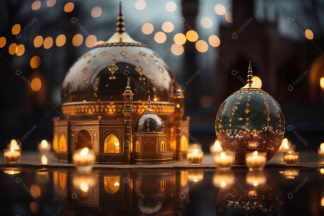 Bela mesquita islâmica