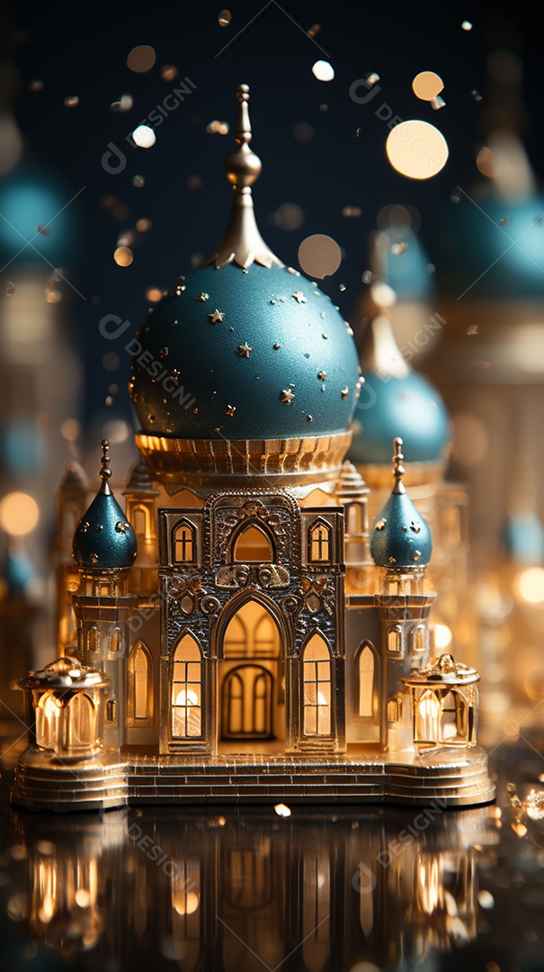 Bela mesquita islâmica