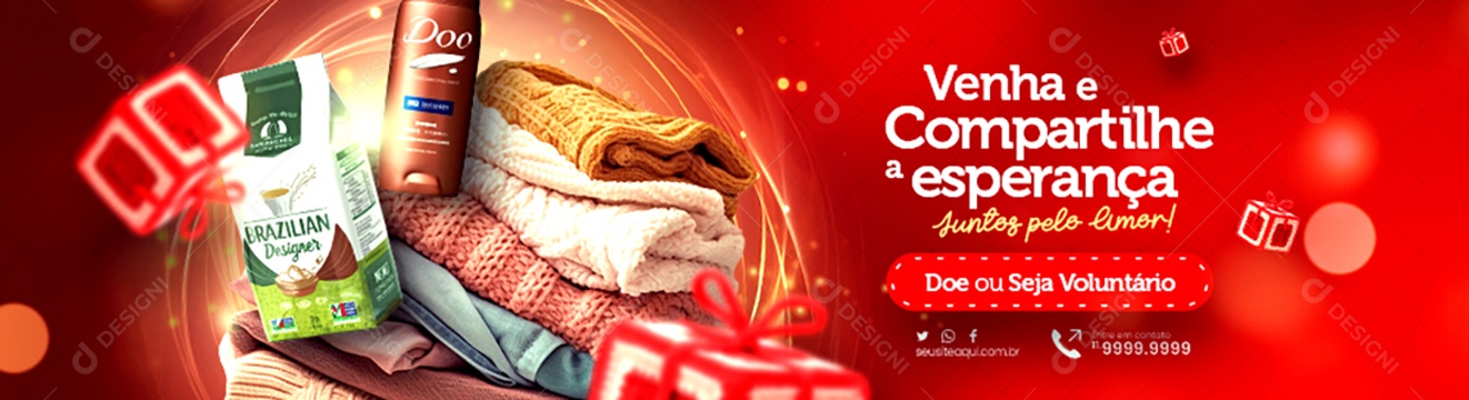 Campanha Publicitária Natal Solitário Back Taxi Venha e Compartilhe a Esperança Social Media PSD Editável