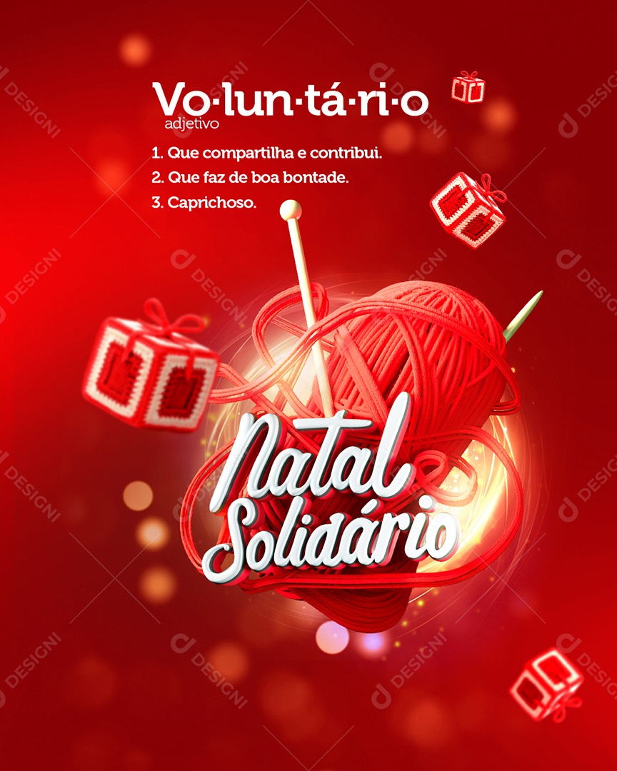 Campanha Publicitária Natal Solidário Camiseta Que Compartilhe e Contribui Social Media PSD Editáve