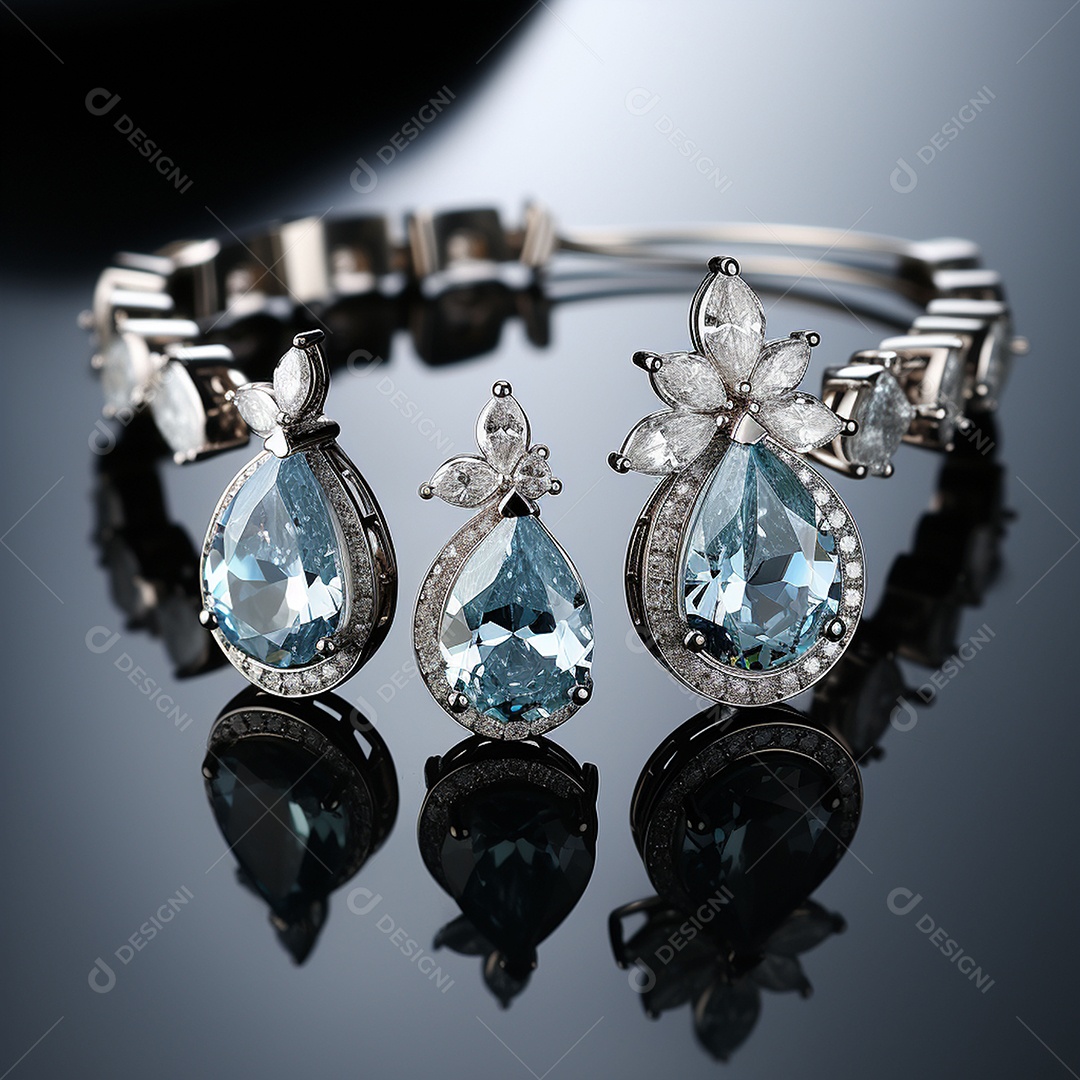 Conjunto de joias Hadskiss para mulheres