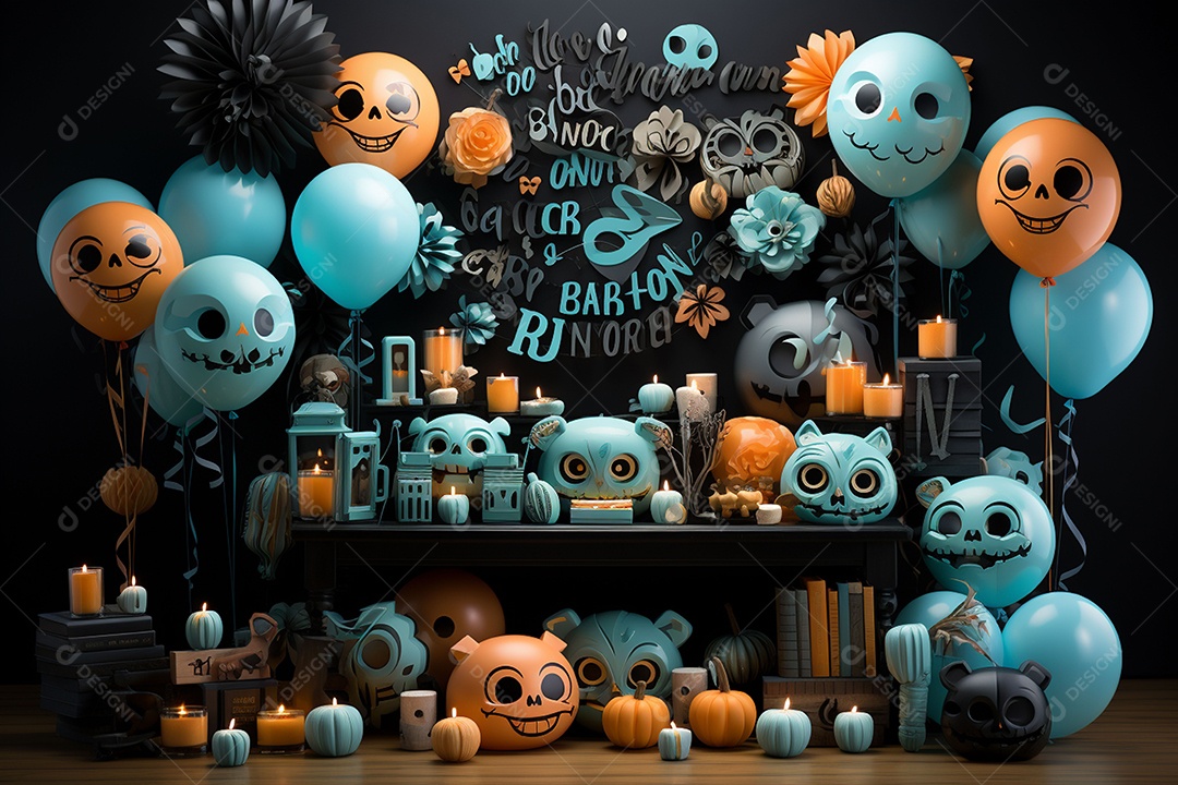 Suprimentos e decorações para festas de Halloween