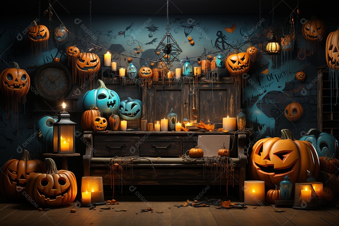 Suprimentos e decorações para festas de Halloween