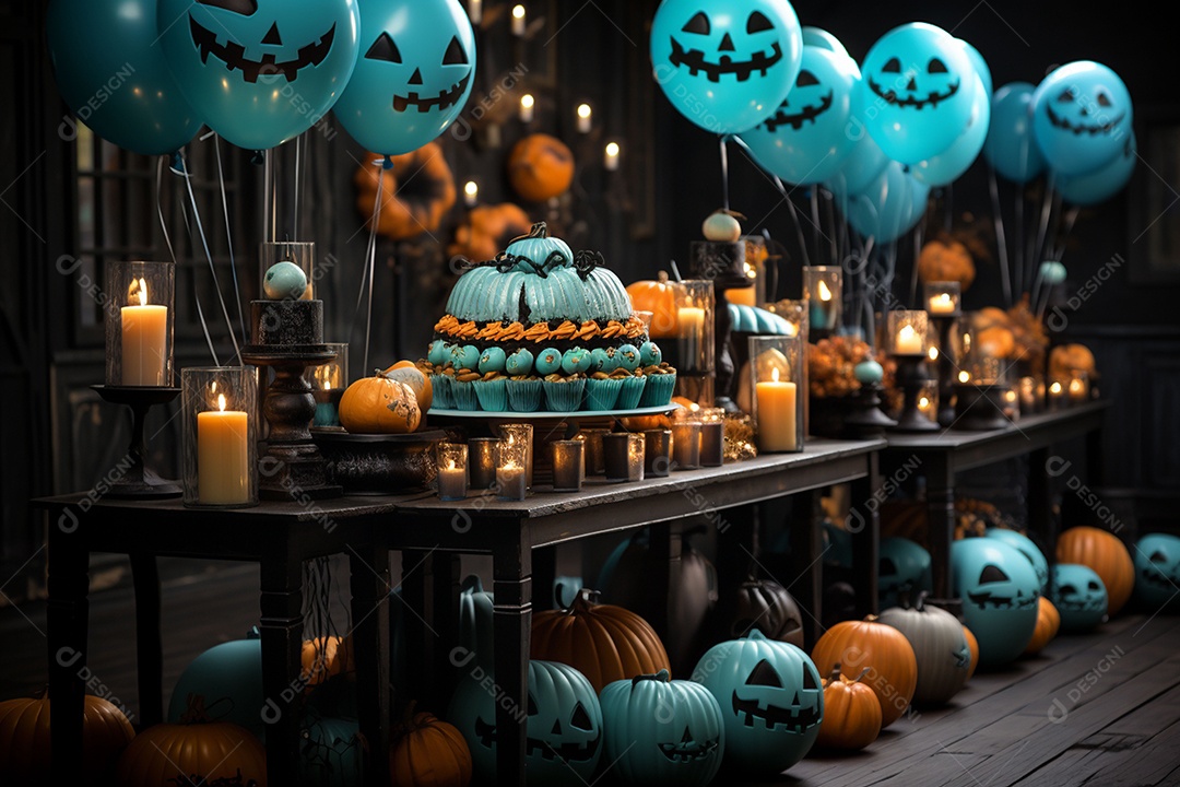 Suprimentos e decorações para festas de Halloween