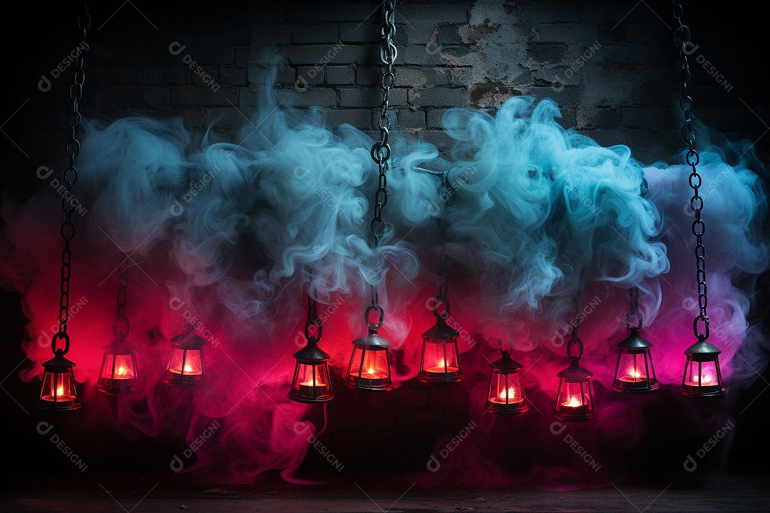 Luzes românticas com tema de celebração