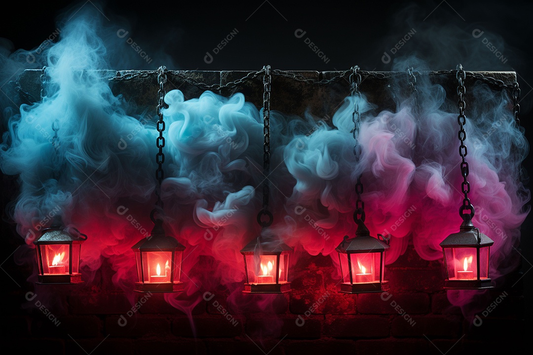 Luzes românticas com tema de celebração