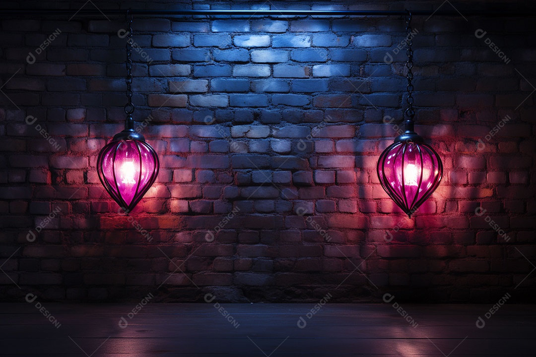 Luzes românticas com tema de celebração