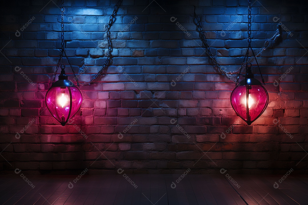 Luzes românticas com tema de celebração