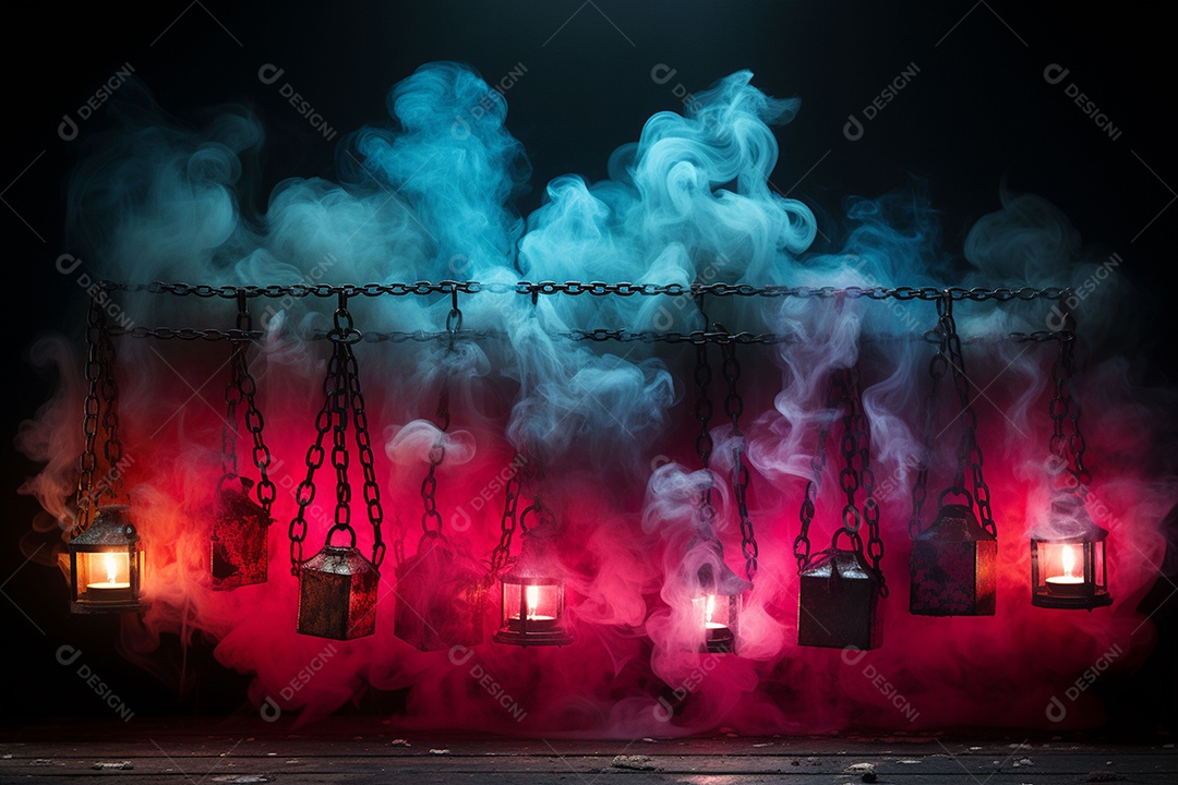 Luzes românticas com tema de celebração