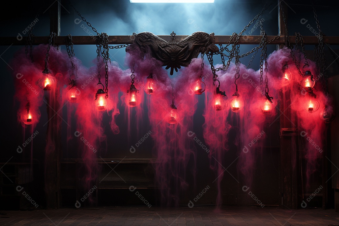 Luzes românticas com tema de celebração