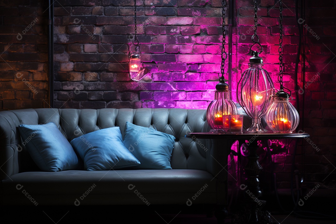 Luzes românticas com tema de celebração