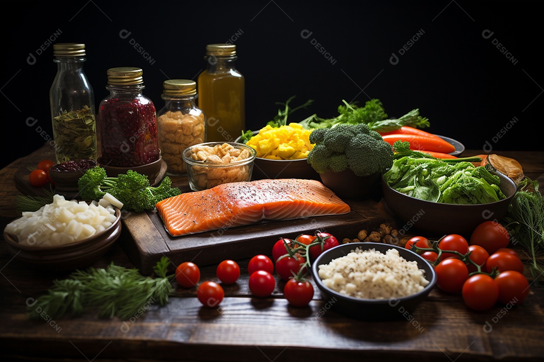 Uma celebração de ingredientes frescos