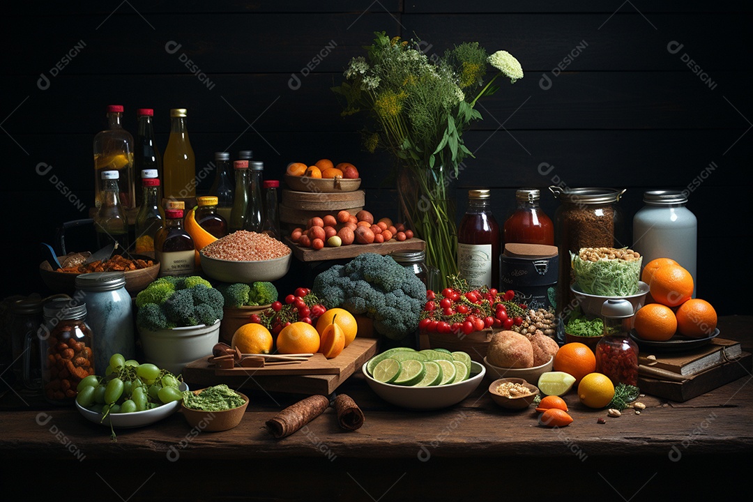 Uma celebração de ingredientes frescos