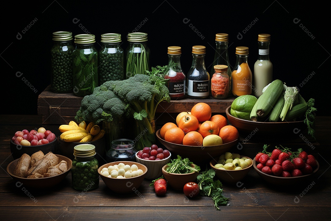 Uma celebração de ingredientes frescos