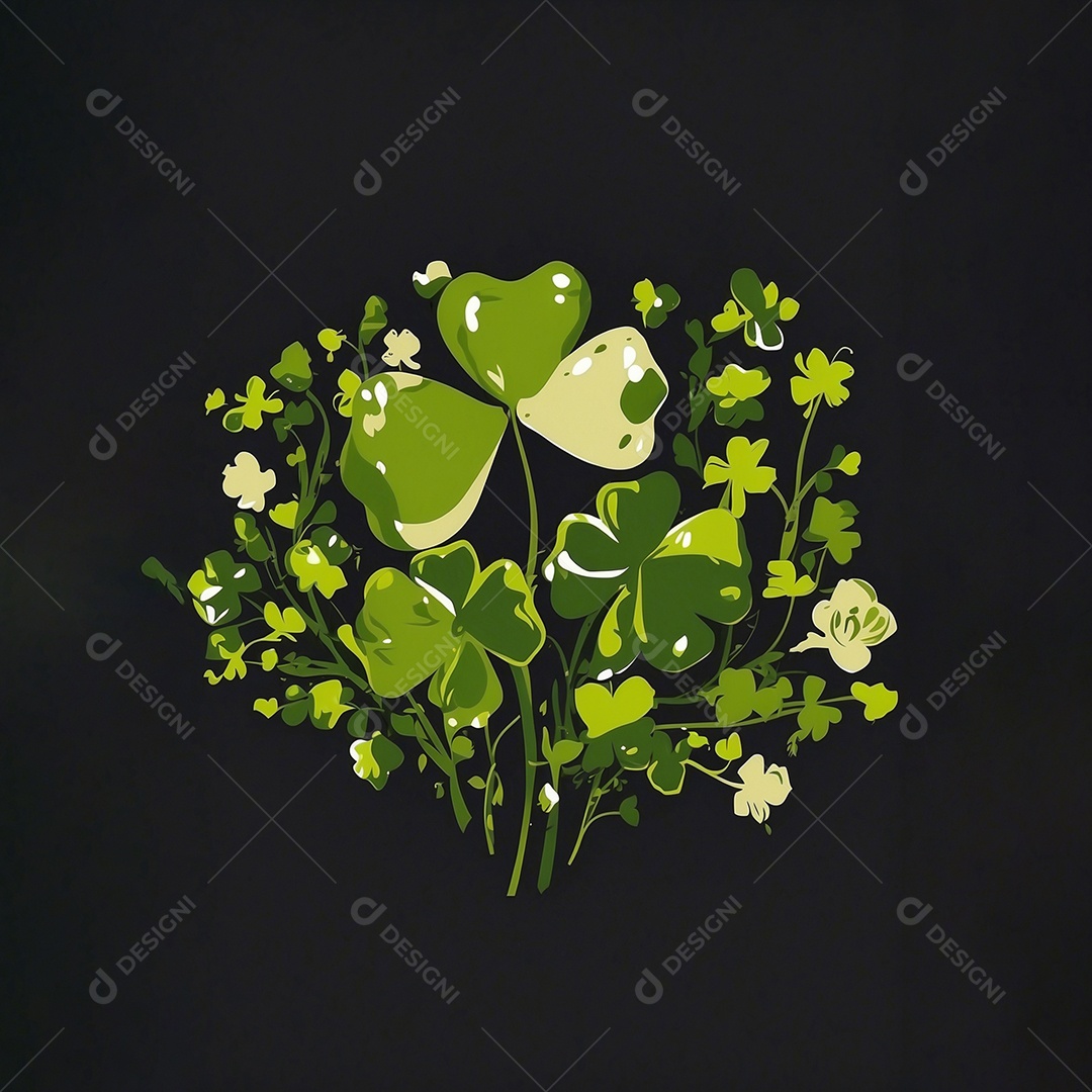 Fundo de são patrício leprechaun com chapéu isolado em fundo isolado