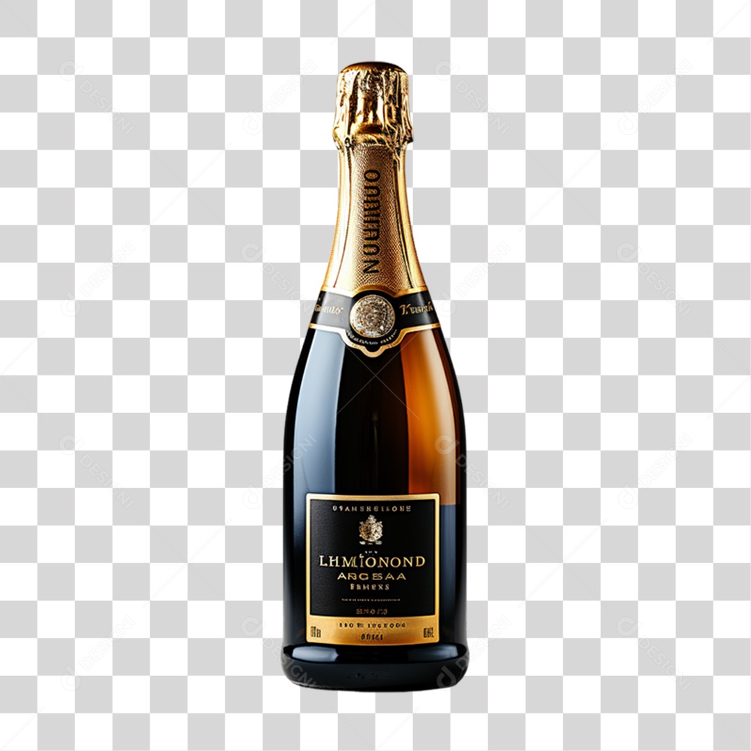 Elementos Ano Novo Champanhe Bebida PNG Transparente