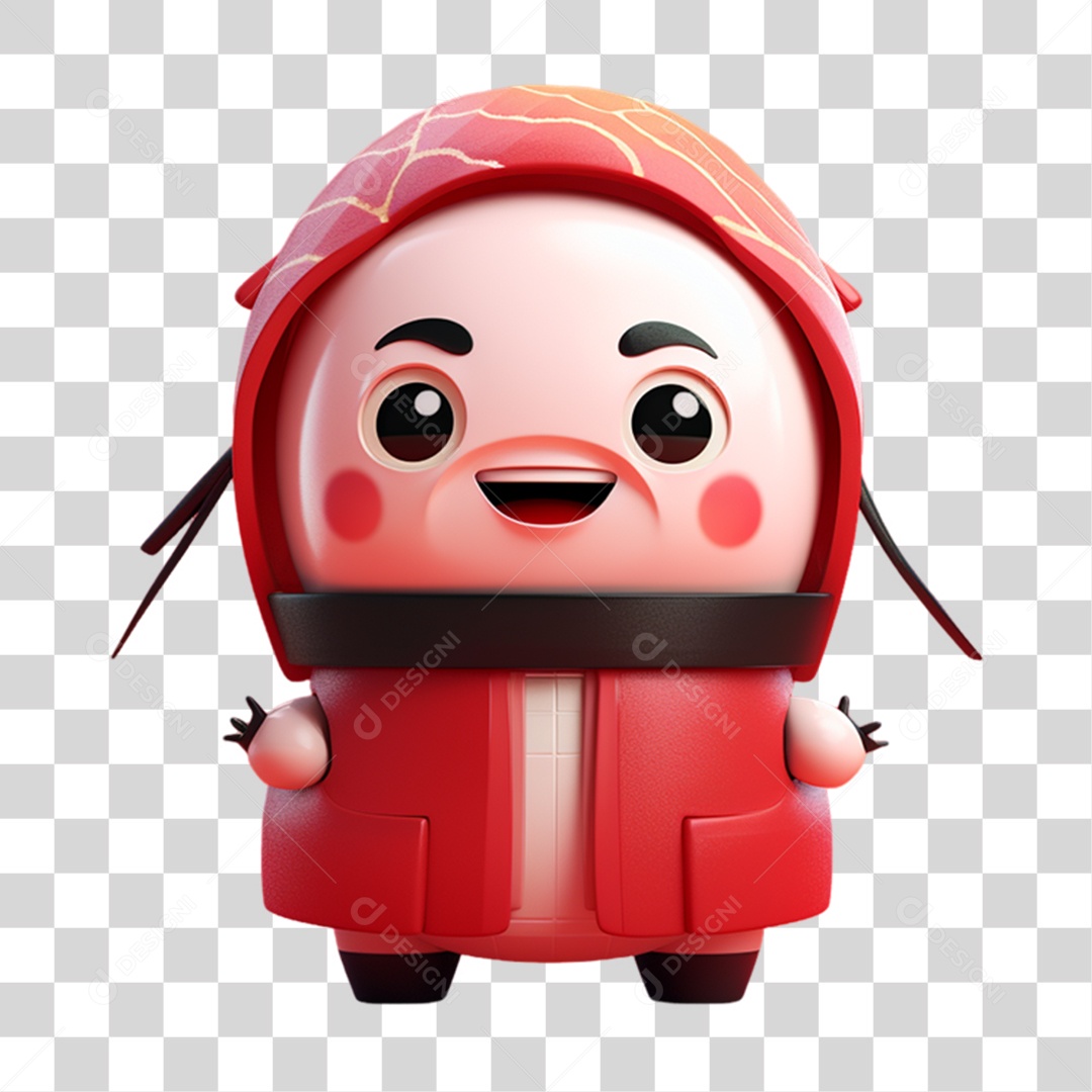 Mascotes 3D Para Composição PNG Transparente