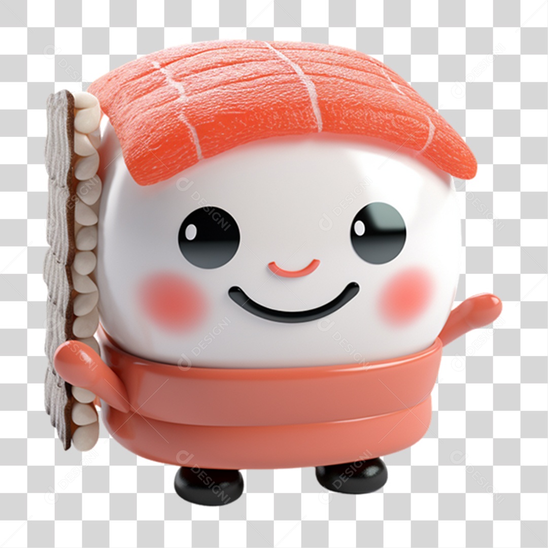 Mascotes 3D Para Composição PNG Transparente