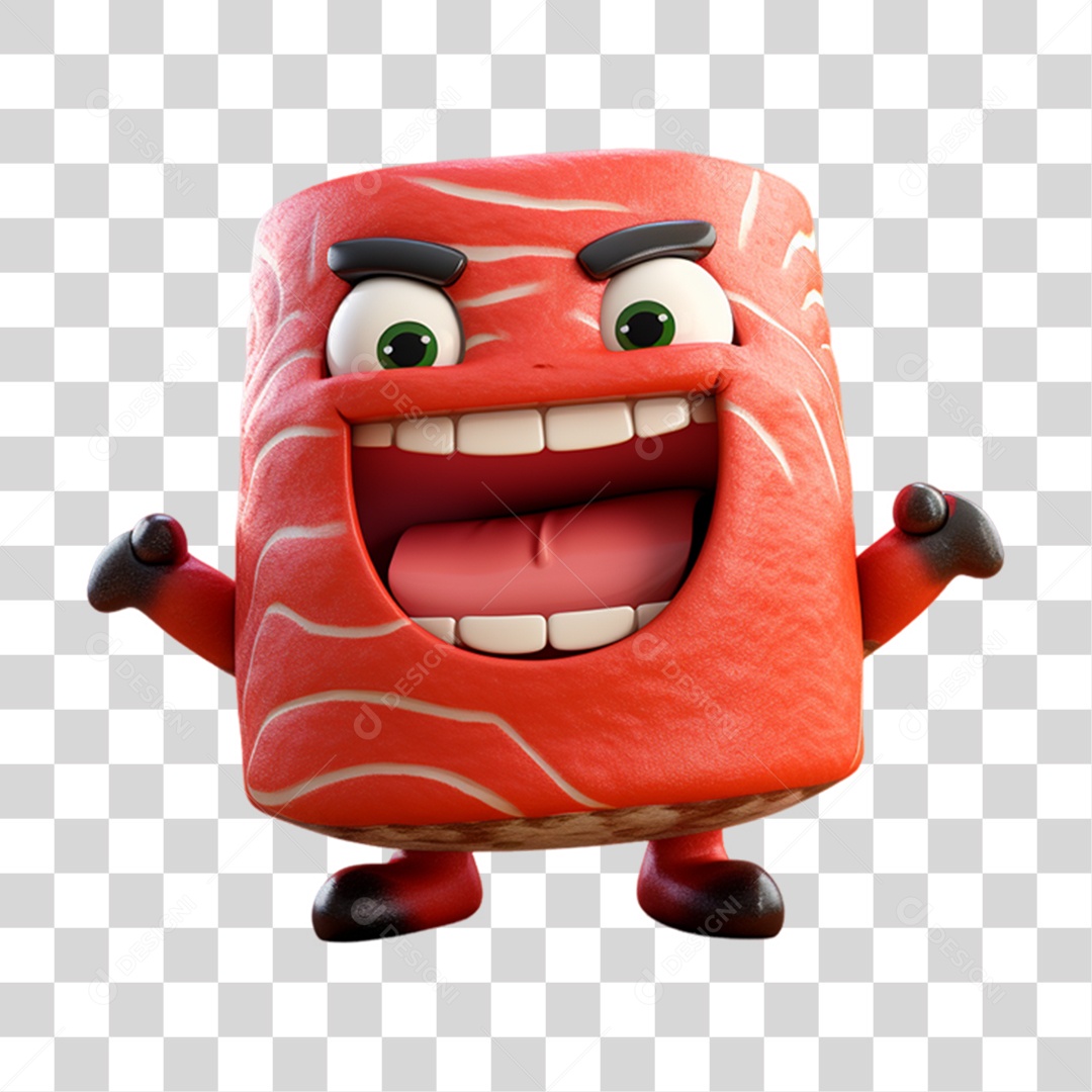 Mascotes 3D Para Composição PNG Transparente