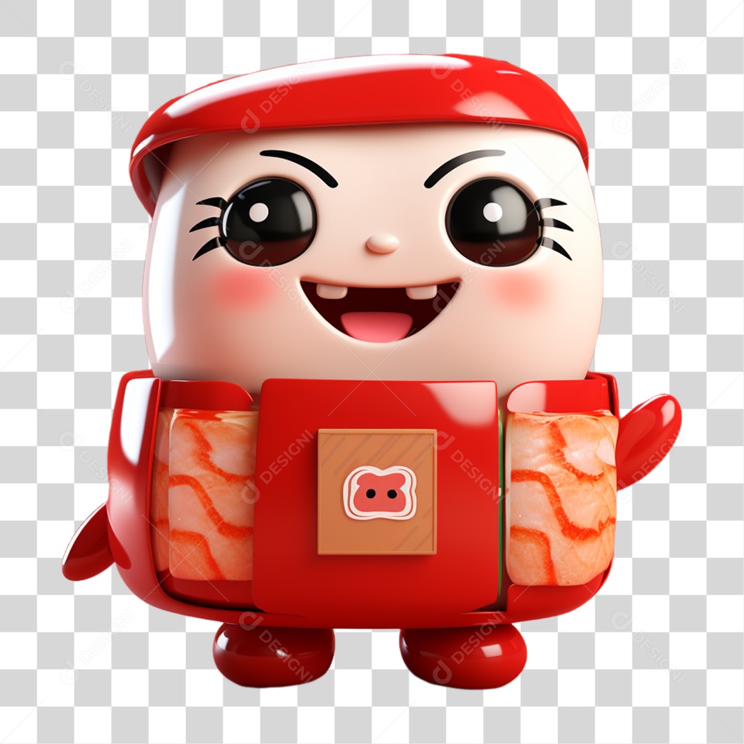 Mascotes 3D Para Composição PNG Transparente