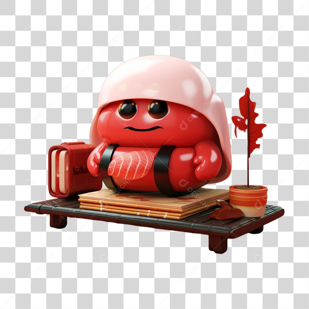 Mascotes 3D Para Composição PNG Transparente