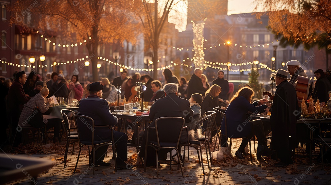 Família se divertindo jogando Dreidel durante o Hanukkah, cores vibrantes e alegria do jogo tradicional