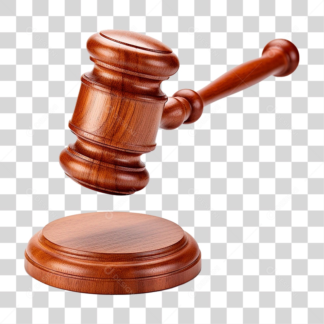 Martelo de Juiz PNG Transparente