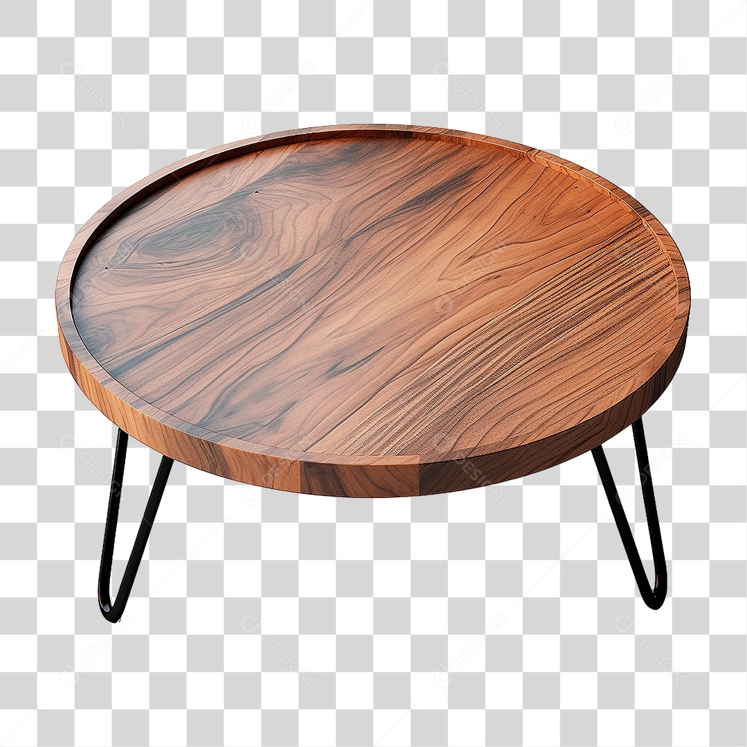 Mesa de Madeira PNG Transparente