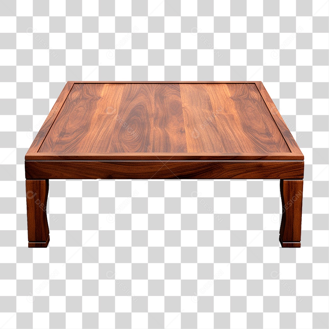 Mesa de Madeira PNG Transparente
