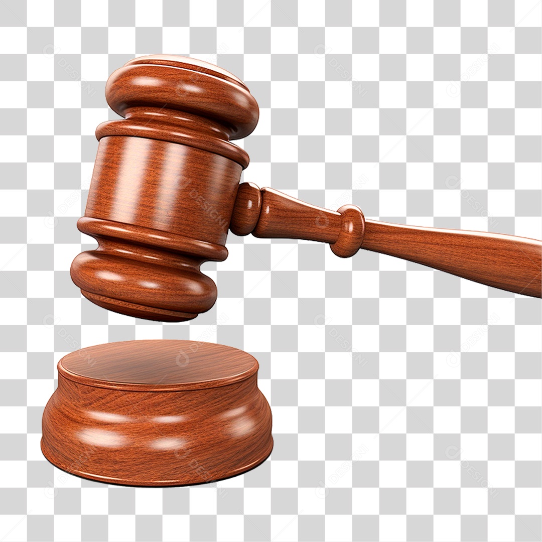 Martelo de Juiz PNG Transparente