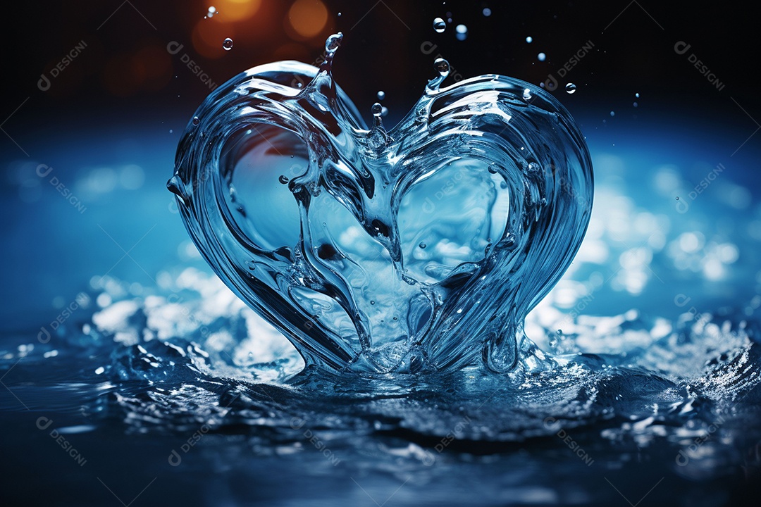 Fundo de coração para o dia dos namorados