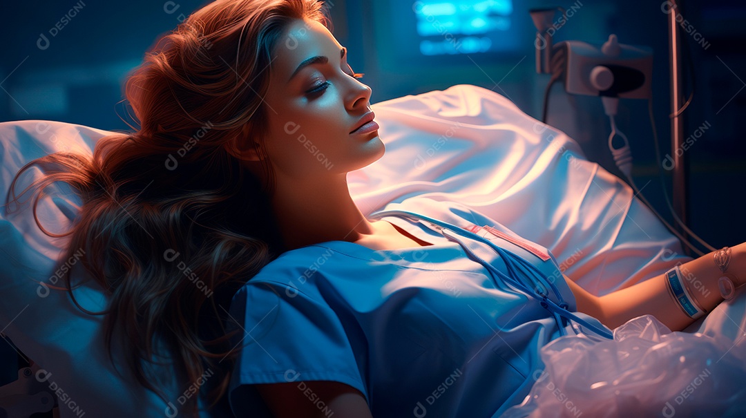 Dia Internacional da Enfermeira, 12 de maio, IA generativa estilo aquarela.