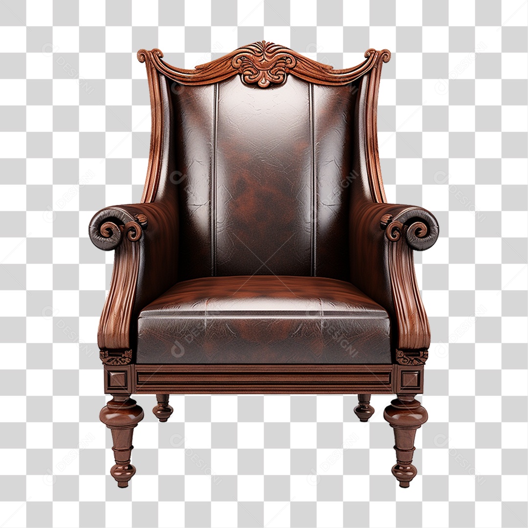 Cadeira Poltrona PNG Transparente