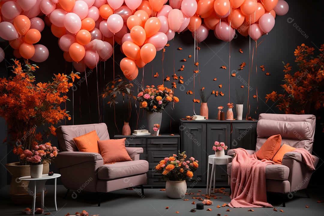 Decoração especial para o dia do casamento