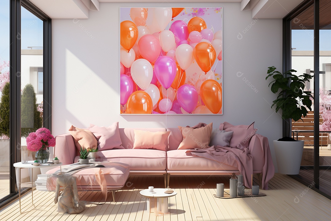 Decoração especial para o dia do casamento